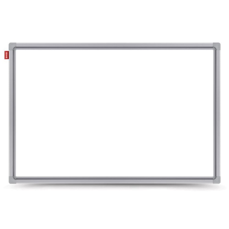 Tablica suchościeralna magnetyczna MEMOBE, biała, projekcyjna, rama aluminiowa Prestige, 100", 220x139 cm