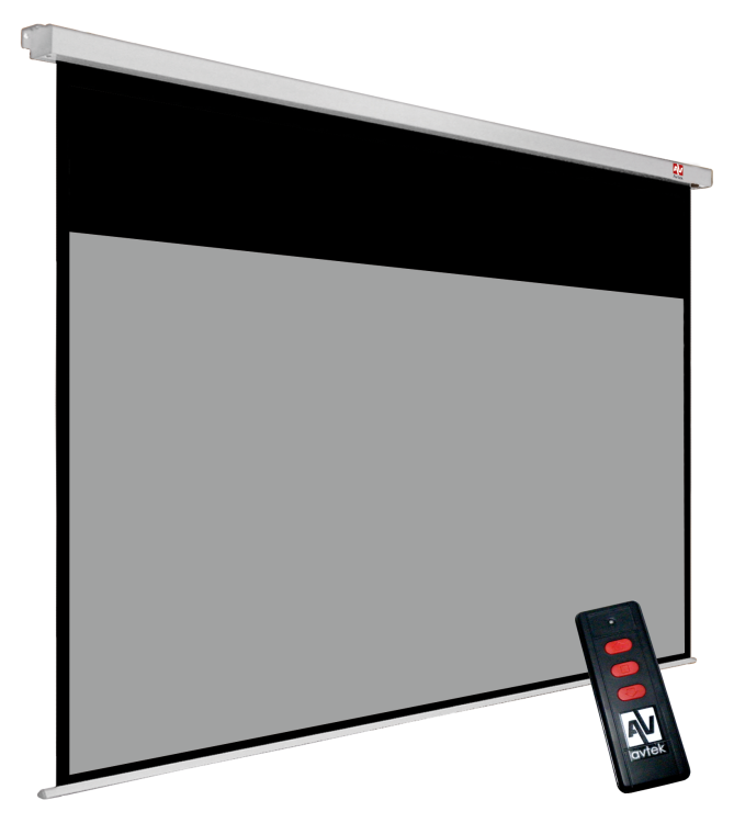 Ekran projekcyjny Avtek Cinema Electric 200 Matt Grey