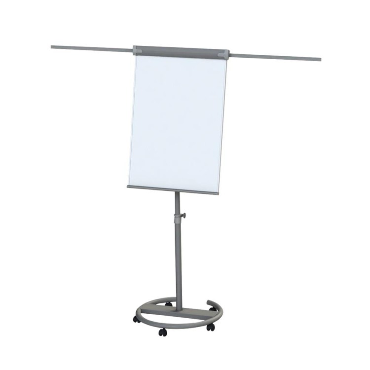 Flipchart mobilny circle MEMOBE, suchościeralny magnetyczny TERRA