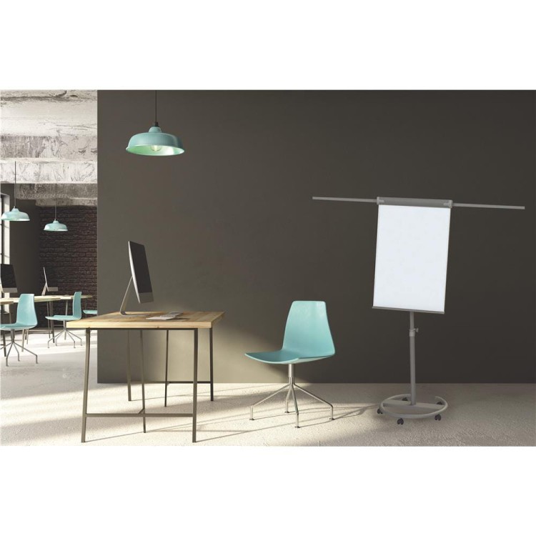 Flipchart mobilny circle MEMOBE, suchościeralny magnetyczny TERRA