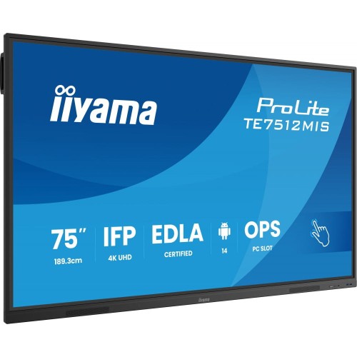 Monitor interaktywny iiyama Prolite TE7512MIS-B4AG