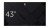 Monitor informacyjny Avtek DS 43