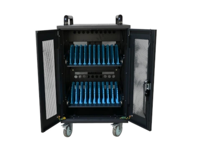 Avtek Charging Cart 20 otwarta szafka do ładowania laptopów