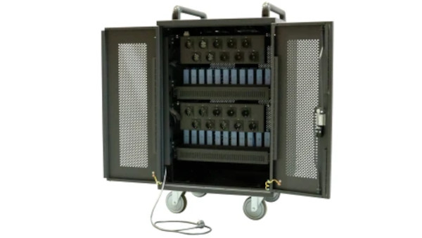 Avtek Charging Cart 20 z kółkami - wnętrze