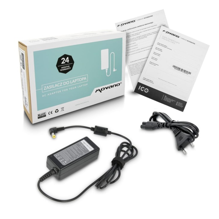 Zasilacz Movano 19v 2.1a (5.5x1.7) - ACER
